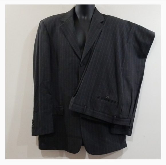 Unlisted a Kenneth Cole production pinstriped suit